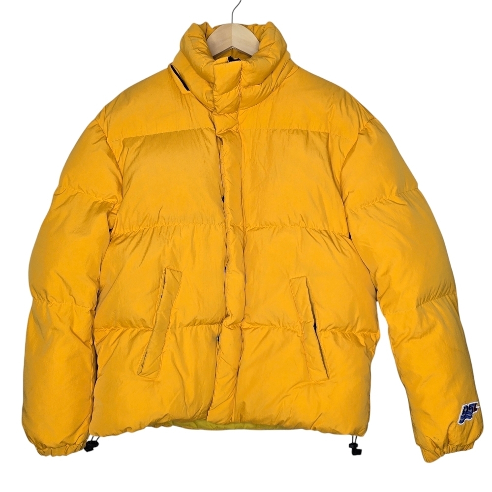 DIESEL W-ROLF jacket down jacket men's winter jacket yellow size S